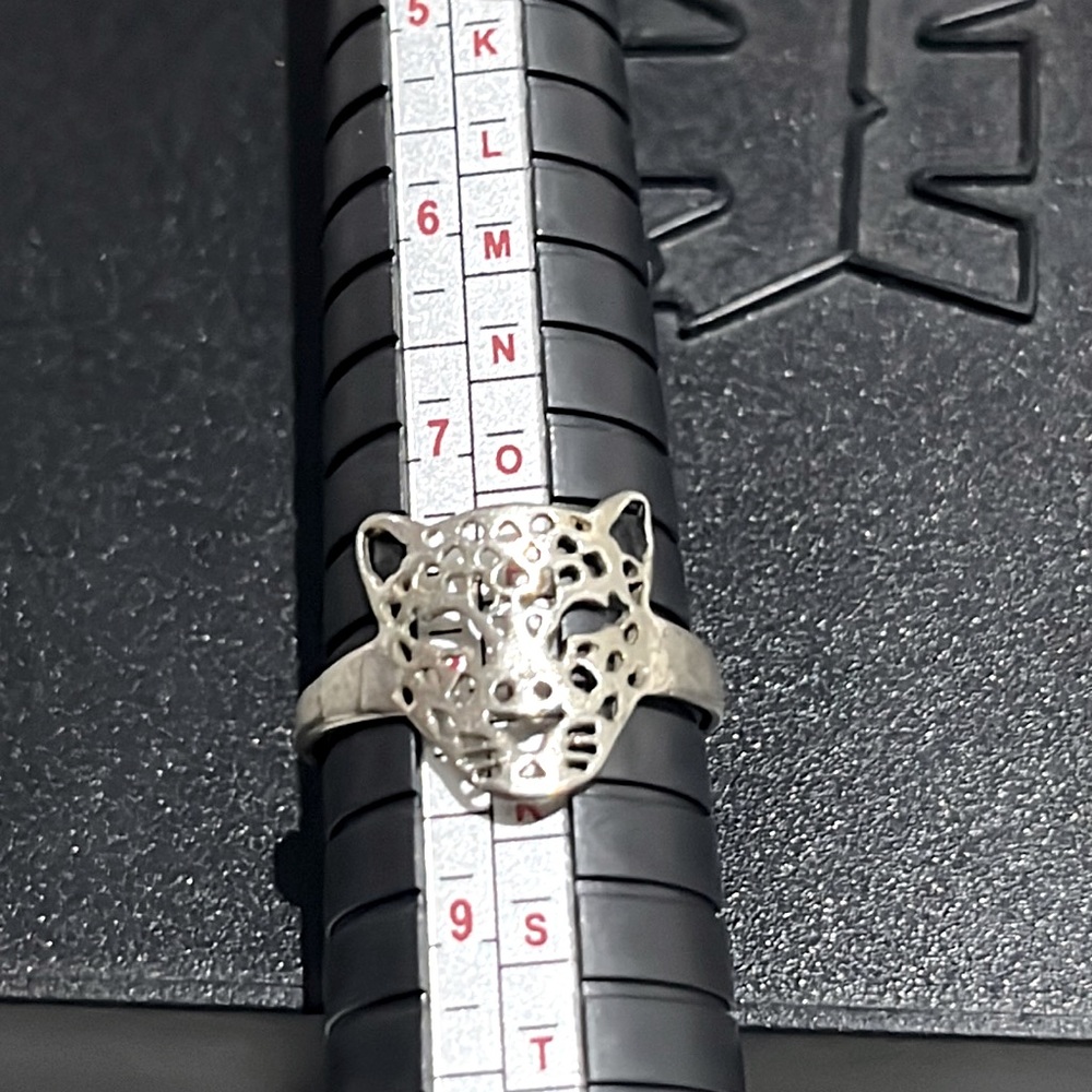 Sterling silver Tigre ring